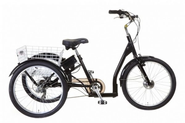popal-elektrische-driewieler 24 inch zwart