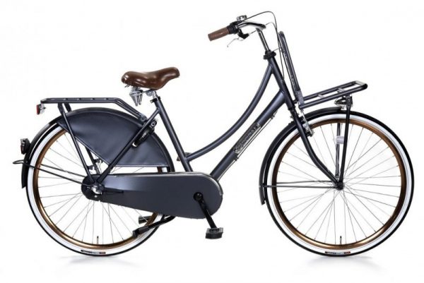 popal daily dutch royal dames transportfiets petrol blauw 28 inch