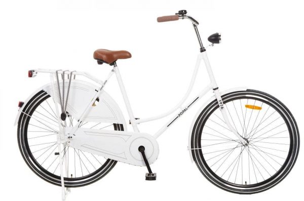 popal omafiets 28 inch wit