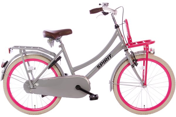 spirit-cargo-grijs-roze-22 inch meisjesfiets