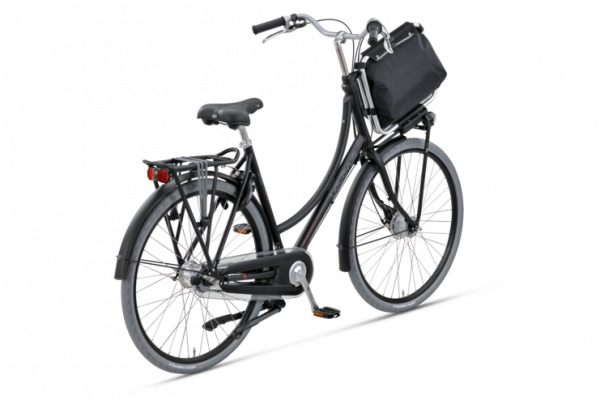 Batavus Diva Cargo dames transportfiets mat zwart 1