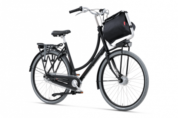 Batavus Diva Cargo dames transportfiets mat zwart 2