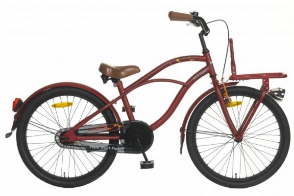popal Black fighter 22 inch mat rood