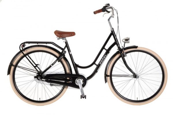 popal swing damesfiets 28 inch 50cm zwart