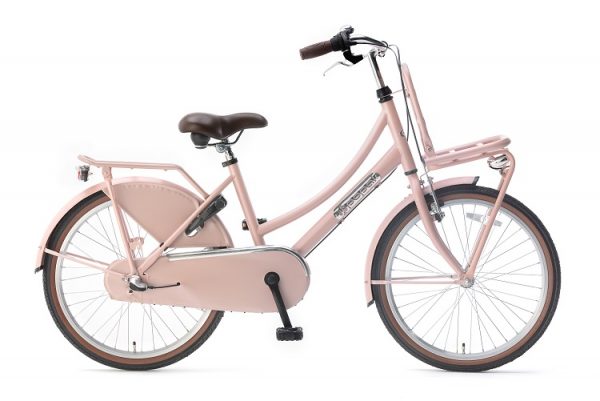 Popal-Daily-Dutch-Basic-meisjesfiets-22-inch-Zalm Roze