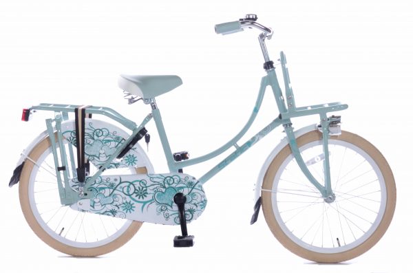 Static Omafiets 20 inch meisjes transportfiets groen