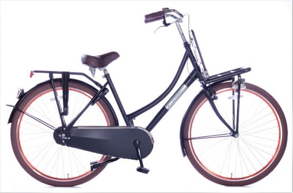 Static Cargo Transportfiets 28 inch Mat-zwart dames transportfiets 28 inch