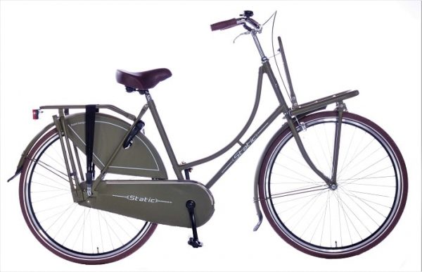 Static Omafiets 28 inch Leger Groen