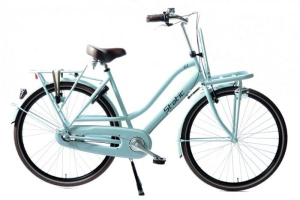 Static Glamour 28 inch dames transportfiets groen