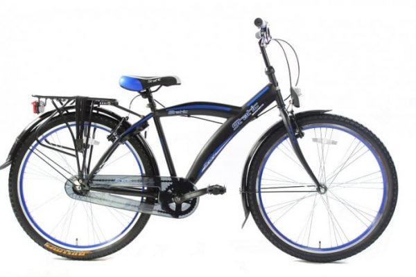 Static Alpha Jongensfiets 24 en 26 Inch Zwart-Blauw