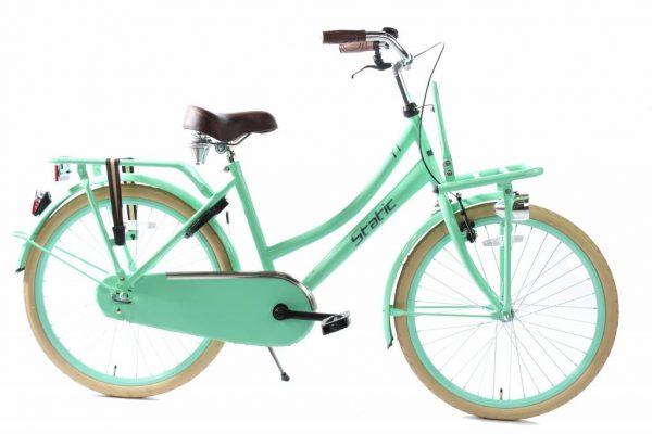 static-cargo-groen-24-inch-meisjes-transportfiets