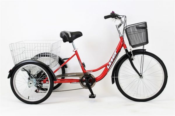 Volwassen-Driewieler-Cargo-20-inch-Red