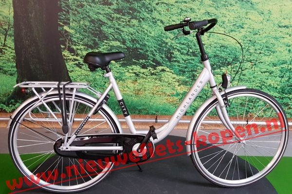 highlander city damesfiets Grijs