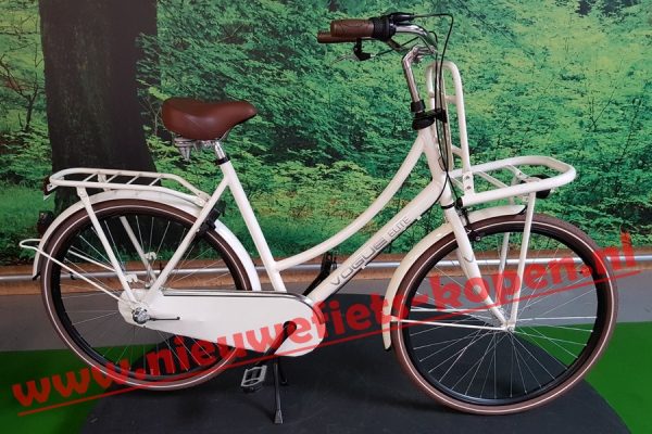vogue elite dames transportfiets creme 3