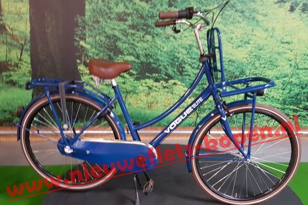 vogue elite dames transportfiets marine blauw 3