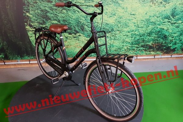 vogue liberty dames transportfiets mat zwart 4