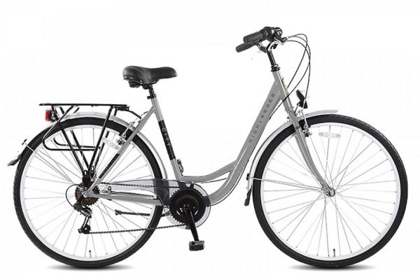 Highlander City Damesfiets 28 inch 6 speed grijs