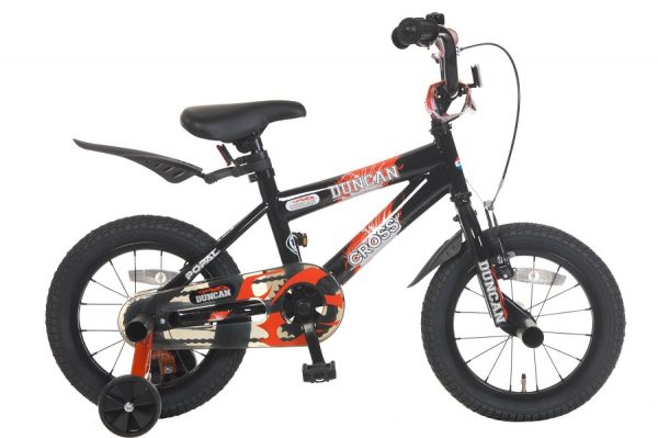 Popal duncan 14 inch jongensfiets zwart