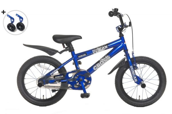 Popal duncan 16 inch jongensfiets blauw
