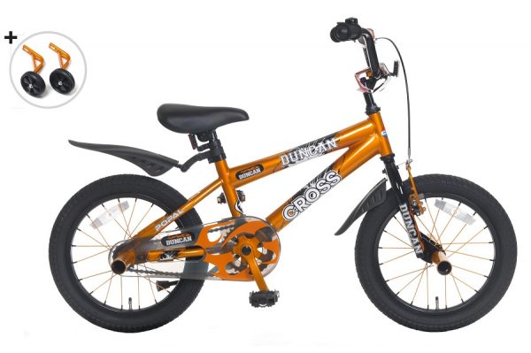 Popal duncan 16 inch jongensfiets oranje