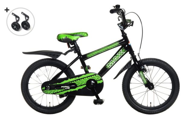 popal Max jongensfiets 16 inch groen