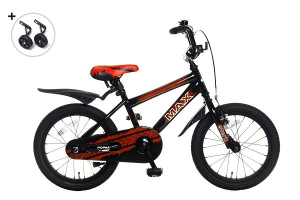 popal Max jongensfiets 16 inch rood