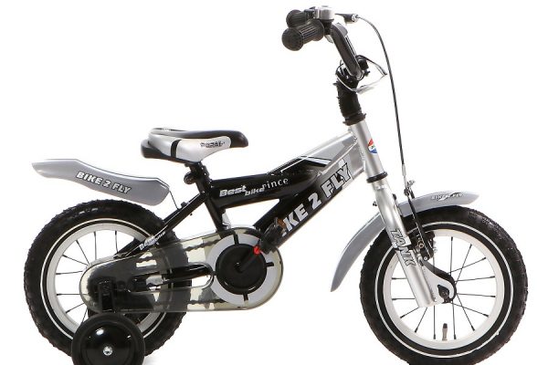 popal bike 2 fly jongensfiets 12 inch zwart