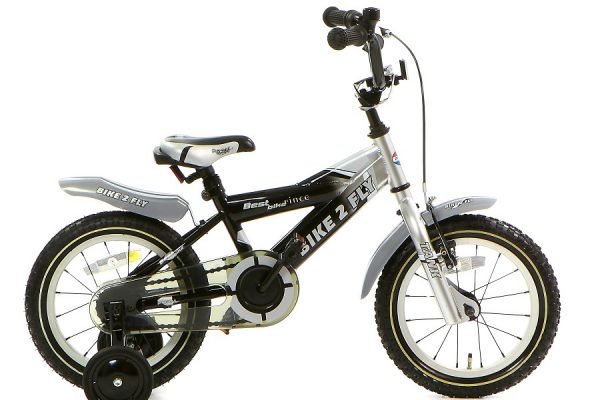 popal bike 2 fly jongensfiets 14 inch zwart