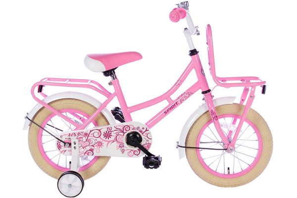 spirit-omafiets 14 inch roze