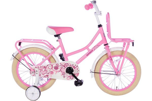 spirit-omafiets 16 inch roze