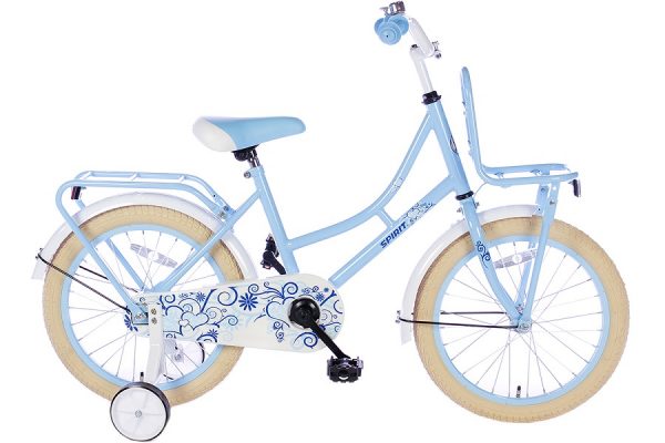 spirit-omafiets 18 inch blauw