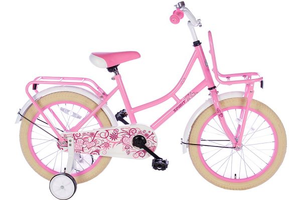 spirit-omafiets 18 inch roze