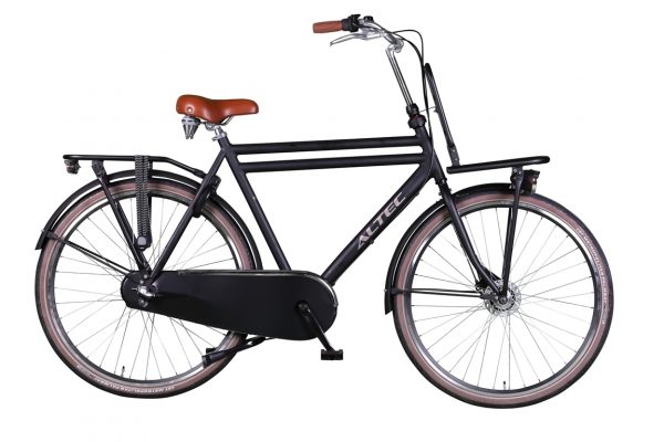 Altec-Retro Transportfiets- 28inch Herenfiets-N3-Heren-Zwart-58-cm