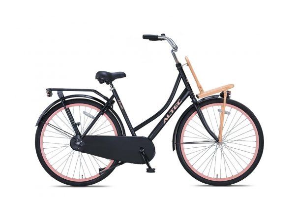 Altec-Classic-28inch-Transportfiets-ZwartZalm-Nieuw