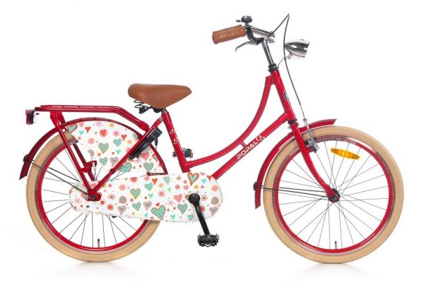 Popal Omafiets 22 inch rood