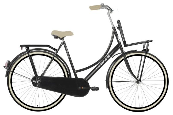 hollandia_transclassic dames transportfiets_zwart