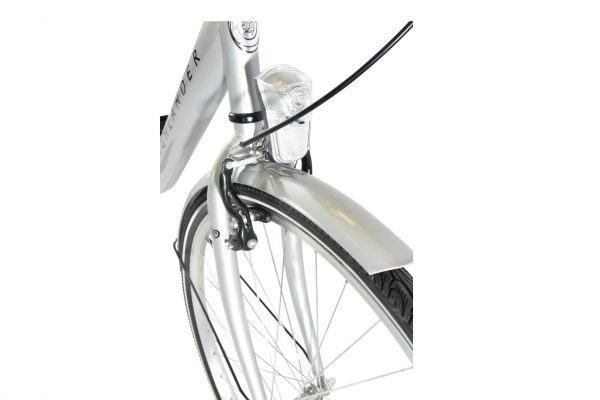 Highlander city damesfiets grijs
