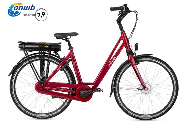 Popal E-Volution 5.0 Elektrische Damesfiets 28 inch Wine Red