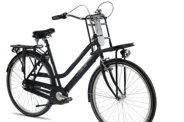 Vogue Dolphin dames transportfiets mat zwart