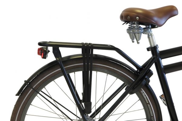 Vogue elite plus heren transportfiets mat Zwart