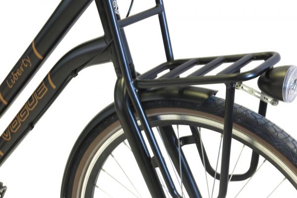 Vogue liberty dames transportfiets mat Zwart