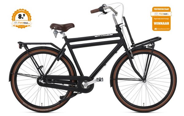 Popal Daily Dutch Prestige N3 Heren 28 inch Remnaaf mat zwart