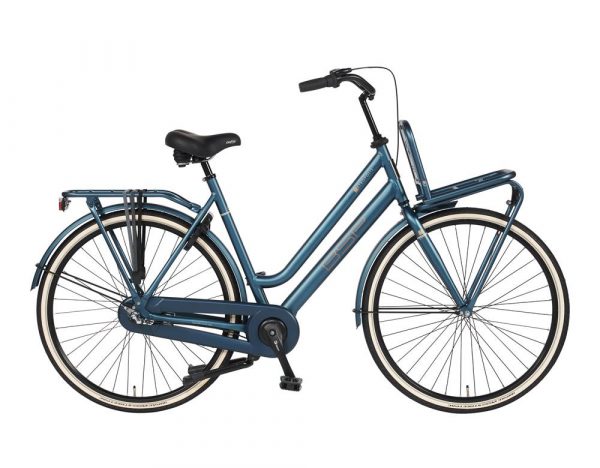 BSP Metropolis dames fiets 28 inch transportfiets metropolis-dames-azuur-blauw-mat