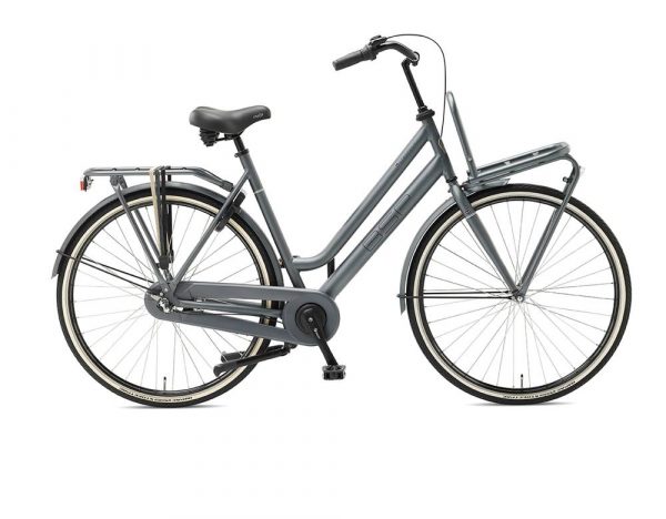 BSP Metropolis dames fiets 28 inch transportfiets metropolis-dames-platina-grijs-mat
