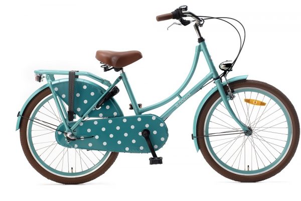 popal omafiets 22 inch zee groen met 3 versnellingen
