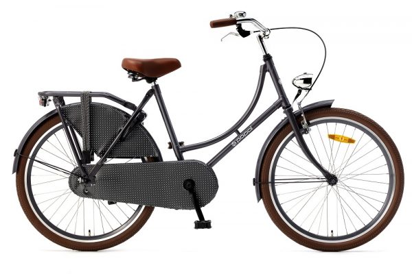 popal omafiets 24 inch grijs met 3 versnellingen
