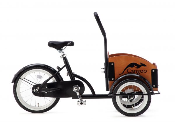 Cangoo Bakfiets Mini kids 16 inch zwart