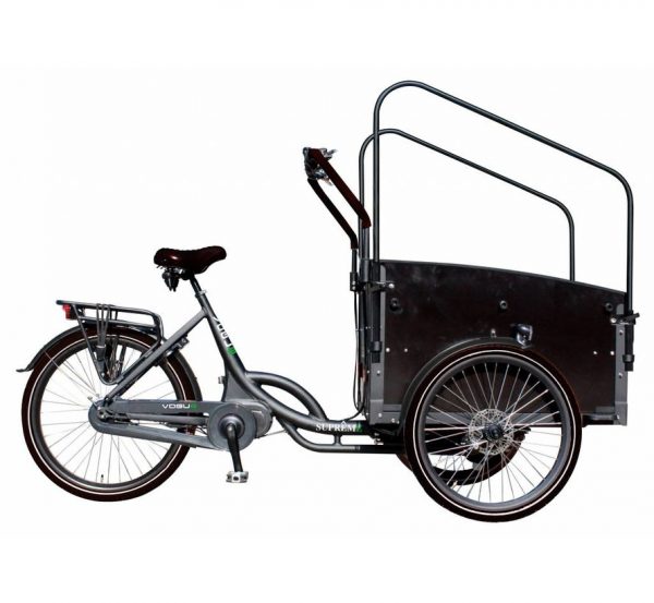 Elekltrische bakfiets vogue-electric-bakfiets 26inch 24 inch-supreme-13v-481wh zwart -2019