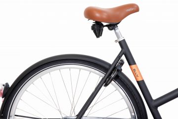 Elly Damesfiets 28 inch Transportfiets meisjesfiets kleur mat zwart 1