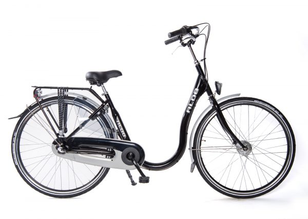 Aldo N3 28 inch 46cm handremmen lage instap kleur zwart